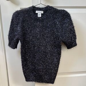NWOT Rachel Zoe Shimmering navy Women's Sweater